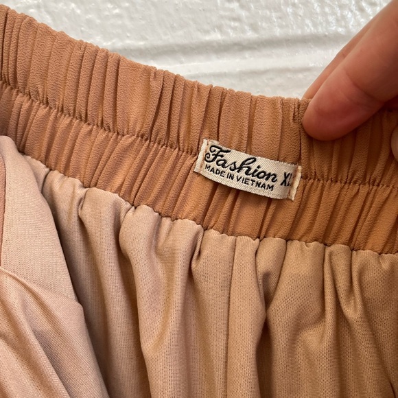 Vintage Orange Pleated Pants Sz. XL (M-L) - Picture 6 of 7